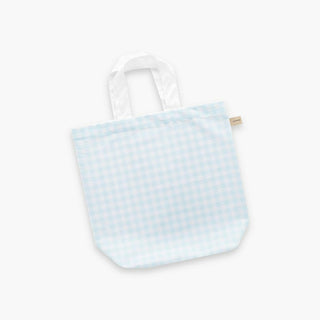 Picnic Gingham Play Mat Tote Bag  in Blue