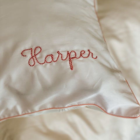 Custom red monogrammed name Harper