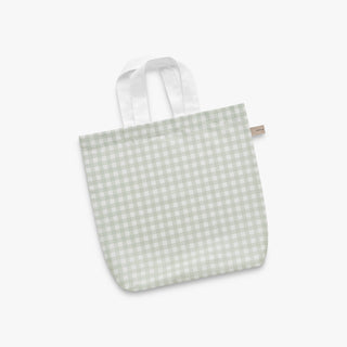 Picnic Gingham Tote Bag in Green