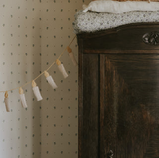 candles hanging in corner
