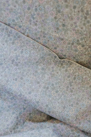 wildflower print upclose details