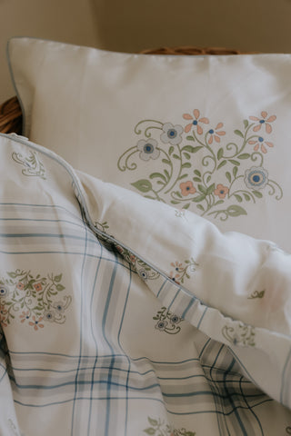 Baby Duvet Blanket in Fleur Print