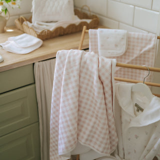 bath items hanging 