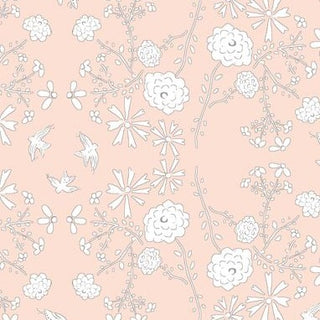 Bird Song Pink Print