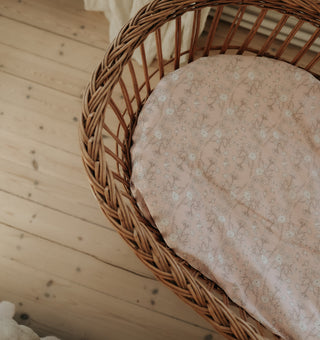 Pink Crib Sheet 