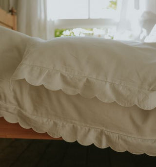 scallop bedding sheets