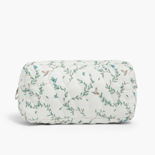 Backside of Toiletry Pouch in Secret Garden