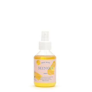 Minois Dry Oil for both body and hair.