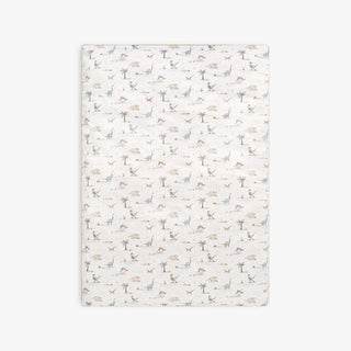 Dino Dreams Toddler Duvet in Sage