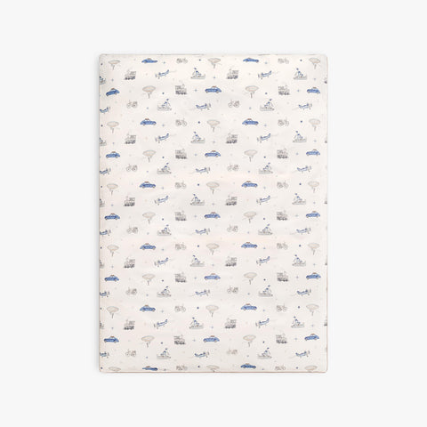 Transport Treasures Toddler Duvet in Blue