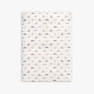 Transport Treasures Toddler Duvet in Blue