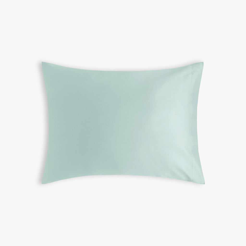 Solid Standard Pillowcase in Aqua 