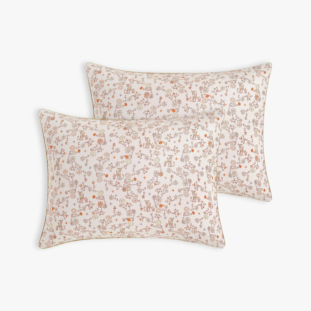 Into the Woodlands Standard Pillowcase Set in Ivory 