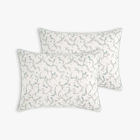 Secret Garden Standard Pillowcase Set in Ivory 