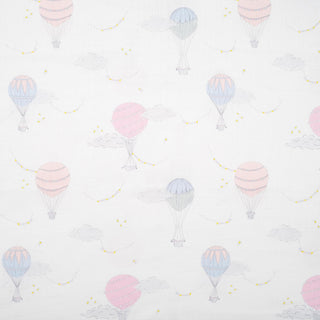 Touch The Sky Swaddle Blanket in Pink.