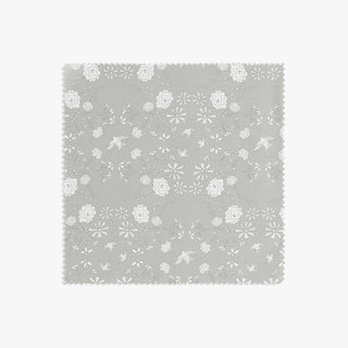 "Bird's Song" print in grey swatch