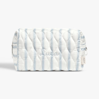 Toiletry Bag in Seaside Stripes. 