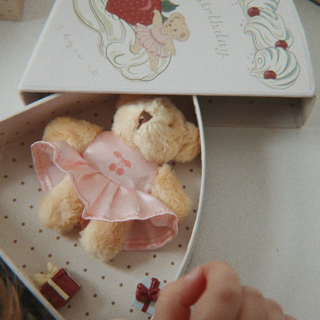 Little Toy Teddy in A box