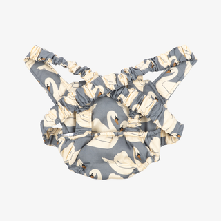 baby doll carrier in swan print - toy to hold a doll