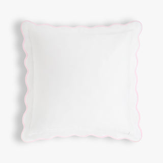 Backside of Euro Sham in Soft Wave - Pink