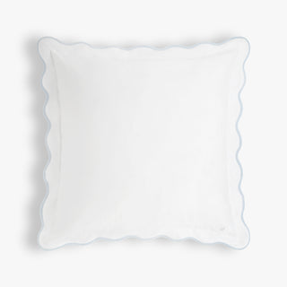 Backside of Euro Sham in Soft Wave - Blue