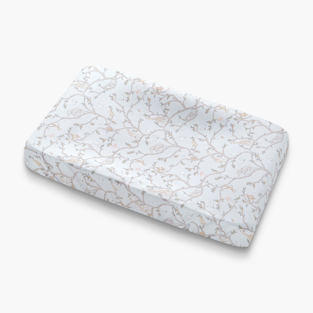 Animal Parade Changing Mat in Blue