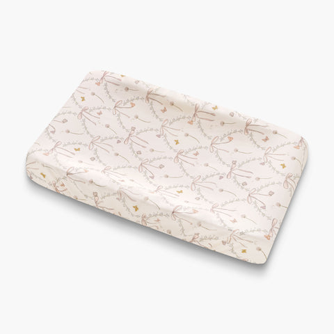 Bows & Butterfly Kisses Changing Mat in Pink