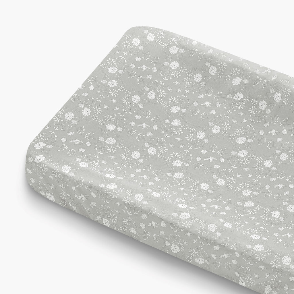 Birds Song Changing Mat in Grey