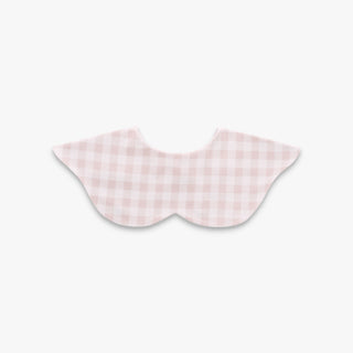 Picnic Gingham Winglet Bib in Pink