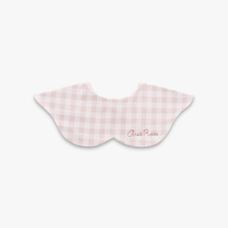 Picnic Gingham Winglet Bib in Pink