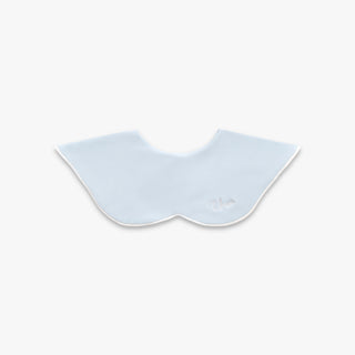 Winglet Bib in Solid Blue with White Trim
