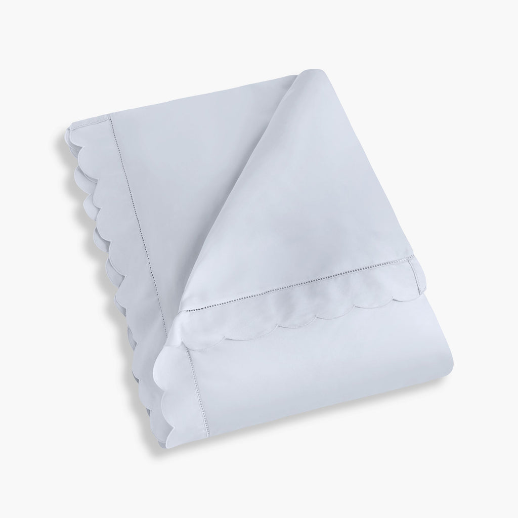 Personalize Me: Scalloped Starlight Baby Duvet in Blue