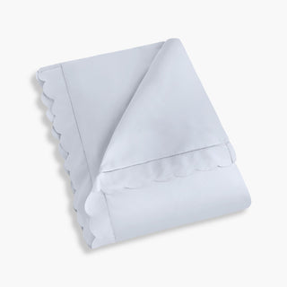 Scalloped Starlight Baby Duvet in Blue