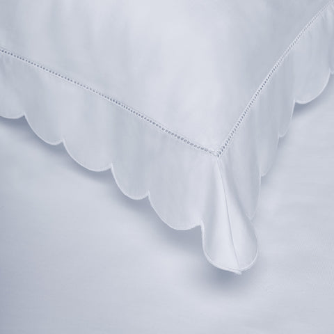 Scalloped Starlight Ruffle Corner Shots in Blue