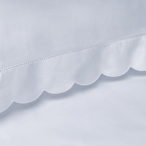 Scalloped Starlight Ruffle Corner Shots in Blue