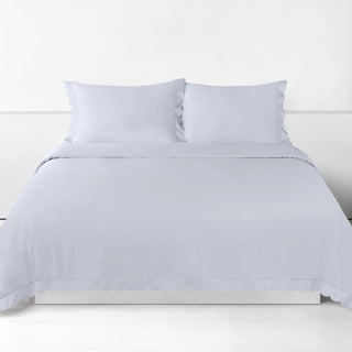 Scalloped Starlight Full/Queen Duvet in Blue