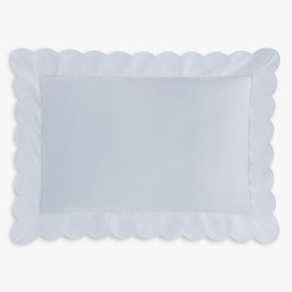 Scalloped Starlight Toddler Pillow in Blue