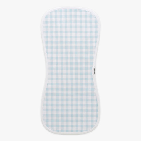 Picnic Gingham Burp Cloth in Blue