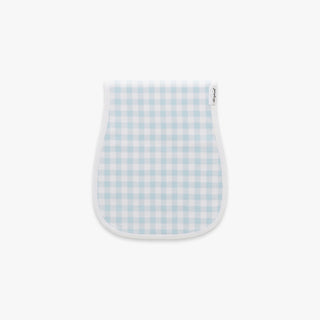 Picnic Gingham Burp Cloth in Blue