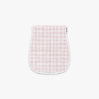 Picnic Gingham Burp Cloth In Pink