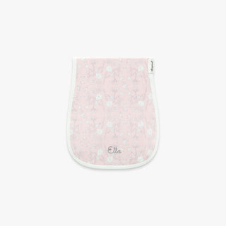 Bird's Song Burp Cloth in Pink