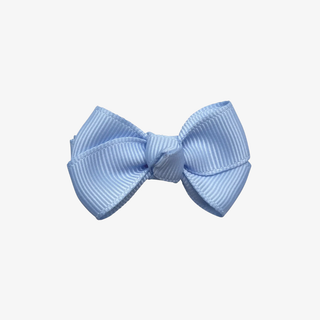 blue bow on a white background