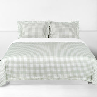 Picnic Gingham Full Queen Duvet in Green