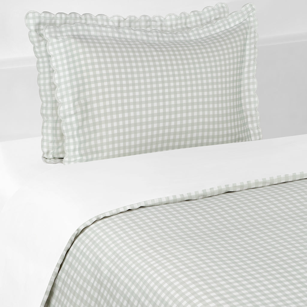 Personalize Me: Picnic Gingham Twin Set in Green