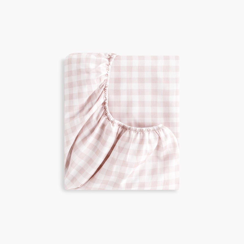 Picnic Gingham Changing Mat in Pink