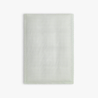 Picnic Gingham Baby Duvet in Green