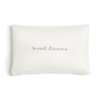 Monogram "sweet dreams" on toddler pillow
