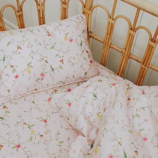 Dreaming of Paradise Toddler Duvet made in Toddler bed
