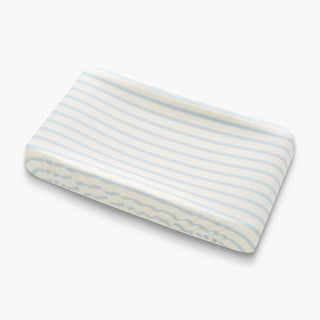 Seaside Stripe Changing Mat in Ocean