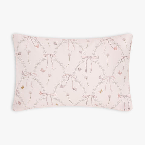 Bows & Butterfly Kisses Toddler Pillow in Pink